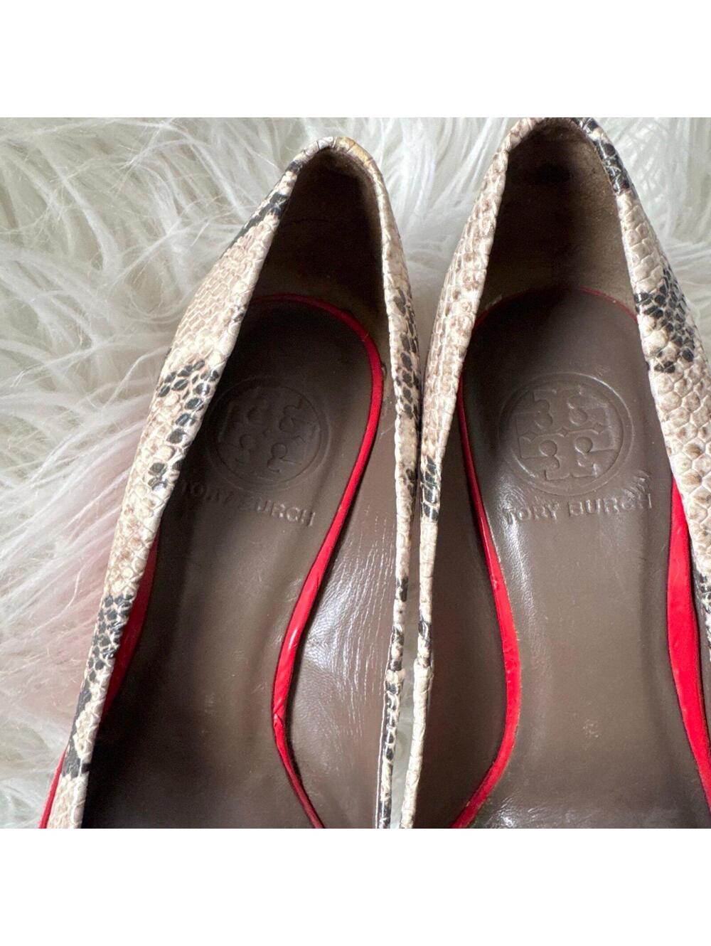 Tory Burch Wedge High Heel Julianne size 6.5 - Picture 4 of 5